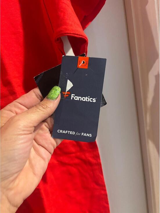 Bryce Harper Phillies Shirt Mens Medium Red Fanatics MLB NWT #10 Baseball Tee - Picture 3 of 4